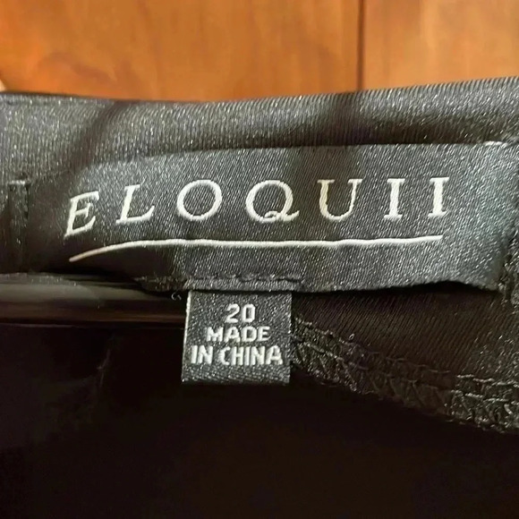 ELOQUII Black Dress- 20 - Picture 3 of 9